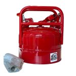 Justrite 2.5-Gallon Type-Ii Accuflow Red Steel Safety Can - Image 4
