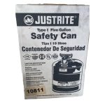 Justrite Can Safety Type I Steel Yellow - 5 gal - Image 4