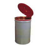 Justrite Drum Steel Self-Closing Drum Cover - Image 3