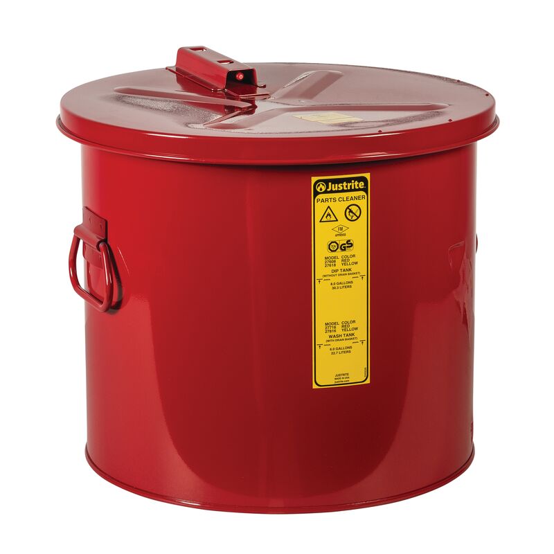 27608-199 Justrite Cleaning Parts Dip Tank - 30 Litres - Image 1