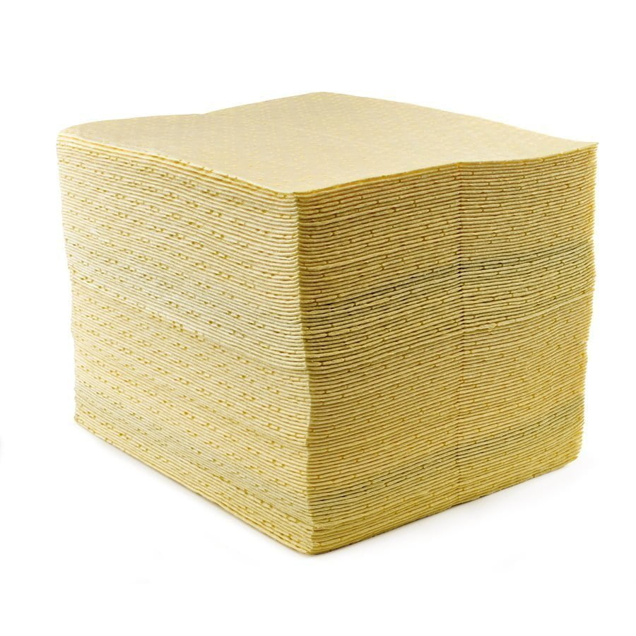 images 120 Litre Chemical Absorbent Pad 50cm x 40 cm Yellow - Pack of: 100 - Image 1