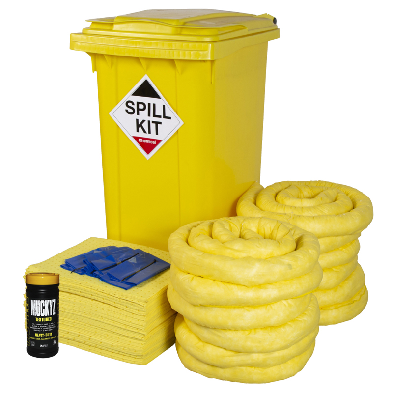 csk240 Chemical Wheeled Bin Spill Kit - 240L - Image 1
