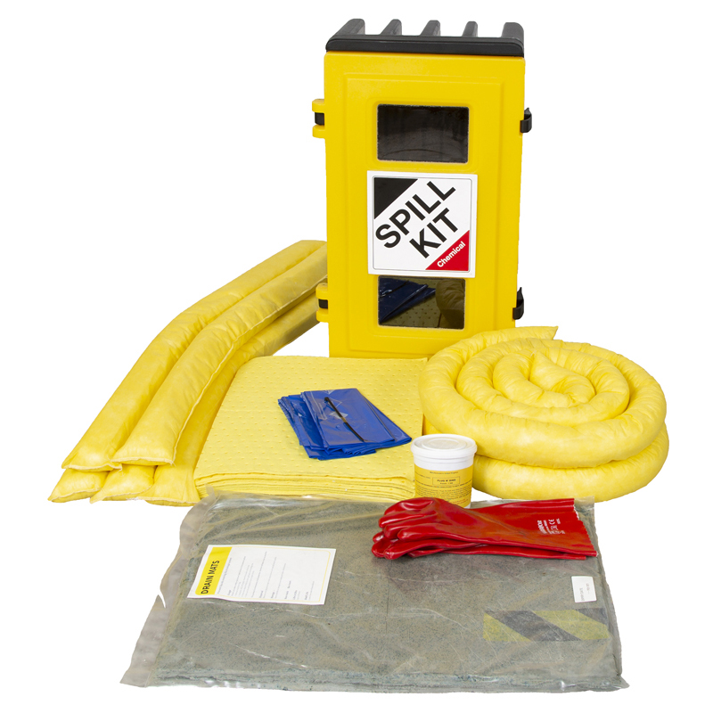 cskve6 Chemical Spill Kit 80L - In Hinged Door Box - Image 1