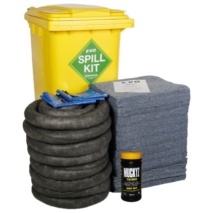 240Ltr EVO Spill Kit in Wheelie Bin