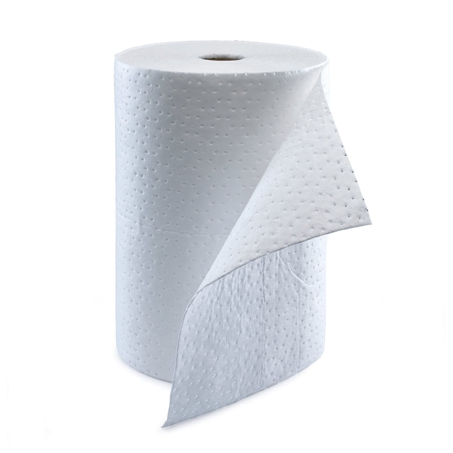 images 128 Litre Oil Absorbent Roll 80cm x 40m White - Image 1