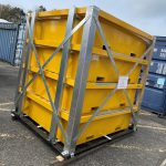 Steel Single Bunded IBC Store - Flat Packed - Galvanised/Yellow - Image 4