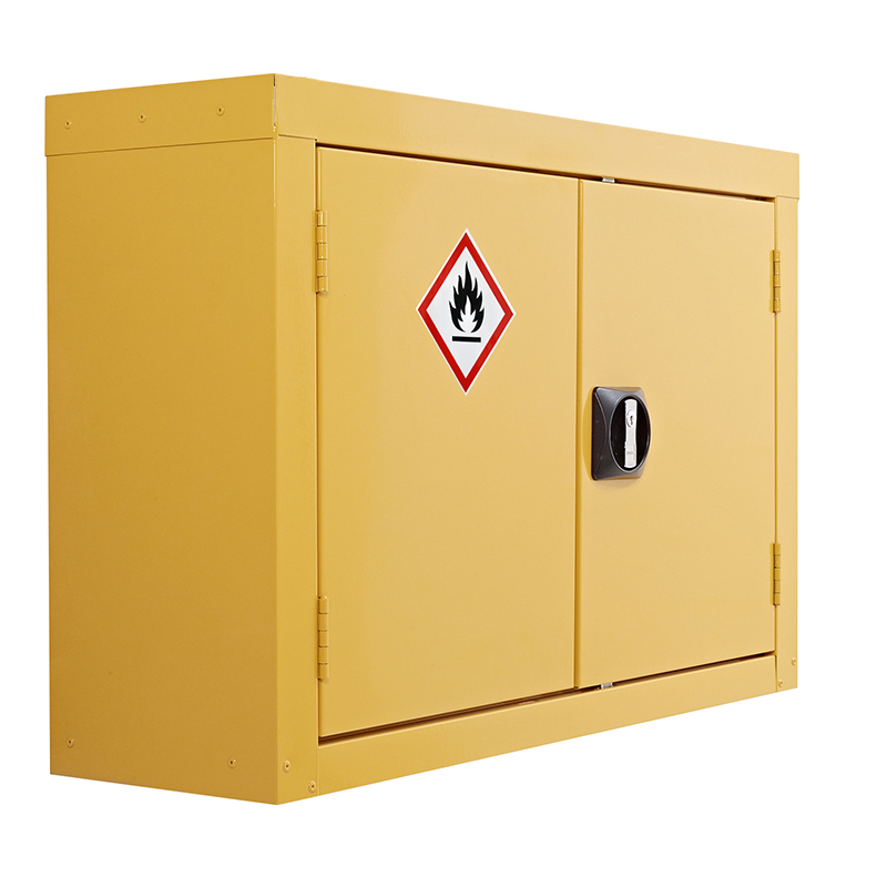 q-cz855725zyxx Wall Mounted Hazardous Cupboard - Inc 1 Shelf - 570 x 850 x 255mm - Image 1