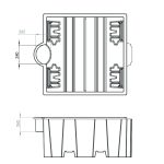 Bund Pallet For 1 X 1000Ltr Ibc (No Grid) - 1125Ltr Bund - Image 2