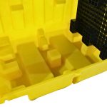 Hard Covered 2 Drum Bund Pallet With Lockable Roller Shutter Door - 230Ltr Bund - Image 6