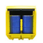 Hard Covered 2 Drum Bund Pallet With Lockable Roller Shutter Door - 230Ltr Bund - Image 10