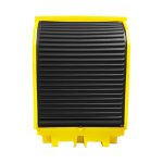 Hard Covered 4 Drum Bund Pallet With Lockable Roller Shutter Door - 410Ltr Bund - Image 10