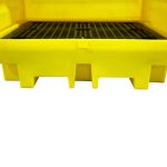 Hard Covered 4 Drum Bund Pallet With Lockable Roller Shutter Door - 410Ltr Bund - Image 7