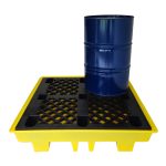 Bund Pallet Suitable For 4 X 205Ltr Drums - Low Profile - 230Ltr Bund - Image 4