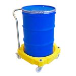 4 Wheel Drum Dolly With Handle - Suitable For Moving 205Ltr Drums Or Other