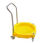 4 Wheel Drum Dolly With Handle - Suitable For Moving 205Ltr Drums Or Other - Image 5