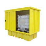 Hard Covered Spill Pallet To Hold 8 X Drums Or 2 Ibc