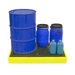 Bund Floor Suitable For 2 X 205Ltr Drums - 130Ltr Bund