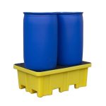 Bund Pallet With 4 Way Entry Suitable For 2 X 205Ltr Drums - 230Ltr Bund