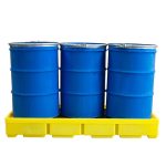 Bund Pallet Suitable For 3 X 205Ltr Drums - 228Ltr Bund