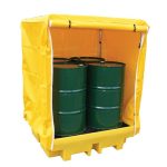 Covered Bund Pallet Suitable For 4 X 205Ltr Drums - Self Assembly