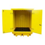 Steel Covered 4 Drum Bund Pallet - 410Ltr Bund - Image 3