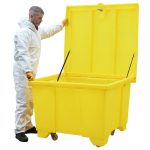 General Purpose Storage Container On Wheels With Loose Lid - 600Ltr Capacity