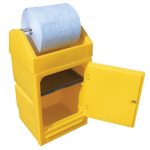 Poly Dispensing Stand With Lockable Door & Removable Inner Storage Tray -