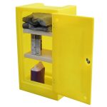 Small Storage Cabinet - Lockable With 2 Shelves - 17Ltr Bund