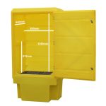 Lockable Storage Cabinet Suitable For Single 205Ltr Drum (Vertical) - 225Ltr Bund - Image 2