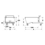 Forklift Tipping Skip - 285Ltr Capacity - Image 3