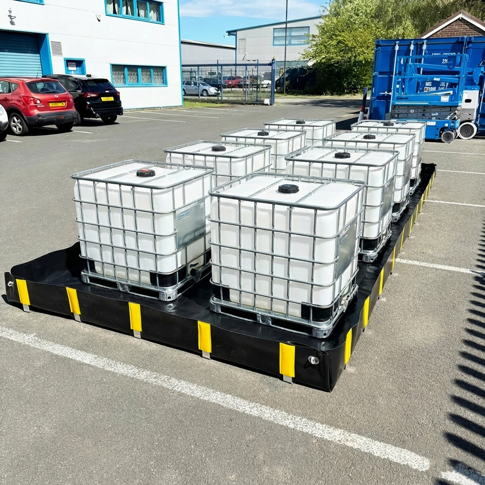 rx2570-1 Portable Bund - 250 X 700 X 25cm - Sump Capacity 4375 Litres - Image 1
